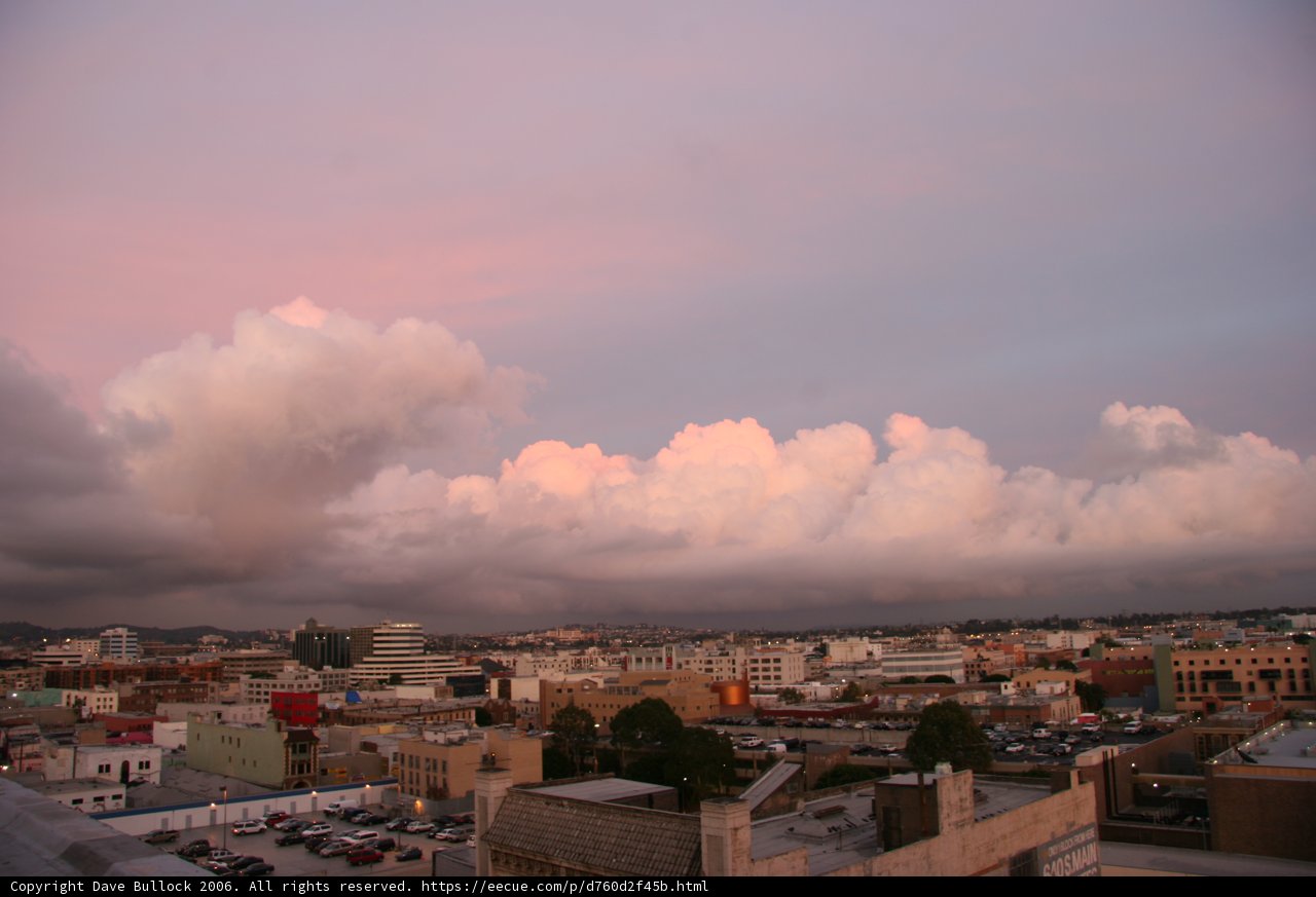 Pink Skies over the Urban Metropolis