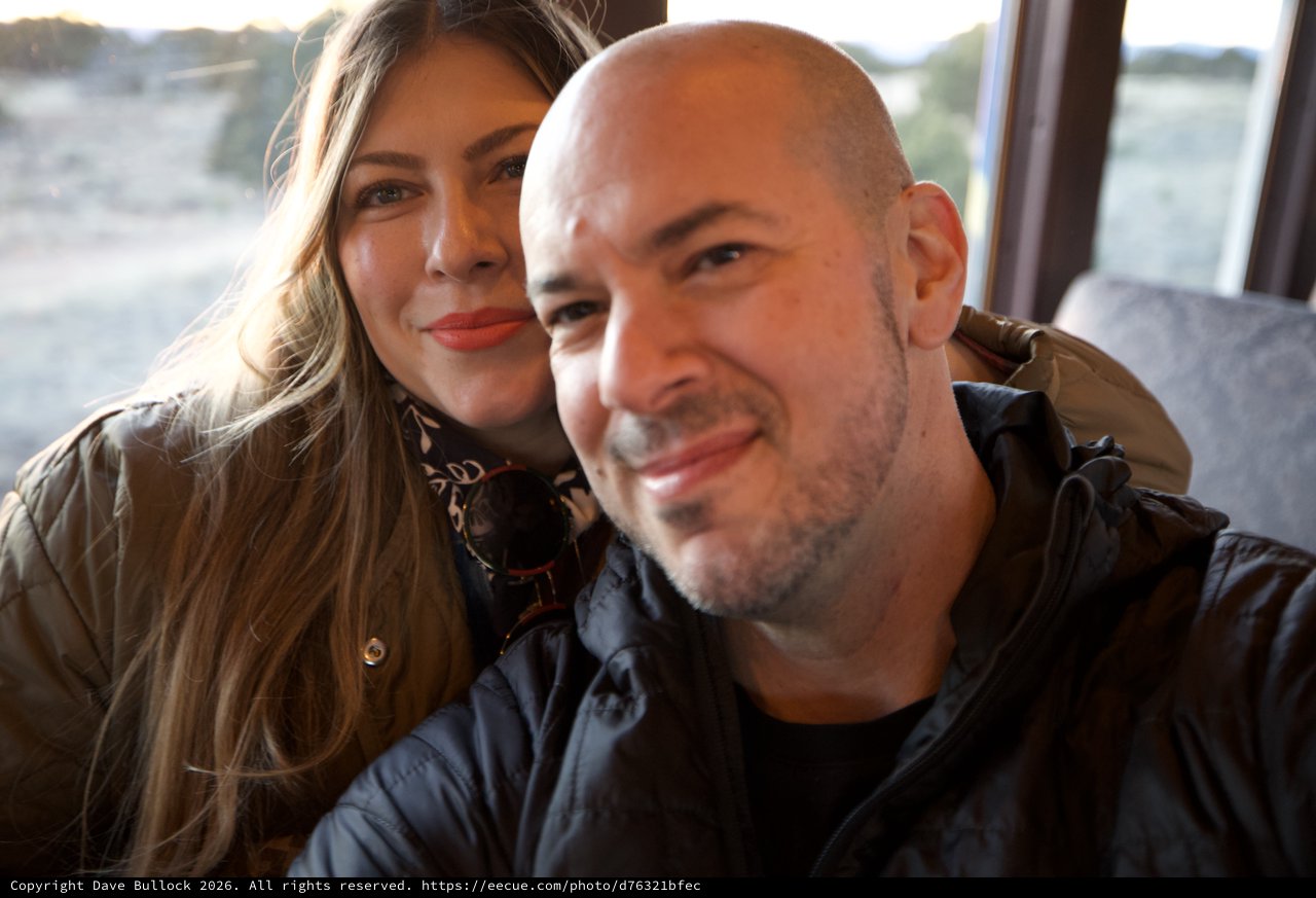 Romantic Couple Portrait at Golden Hour by Water