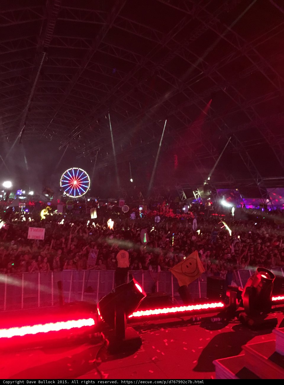 Lights, Ferris Wheel and Music at San Bernardino Concert