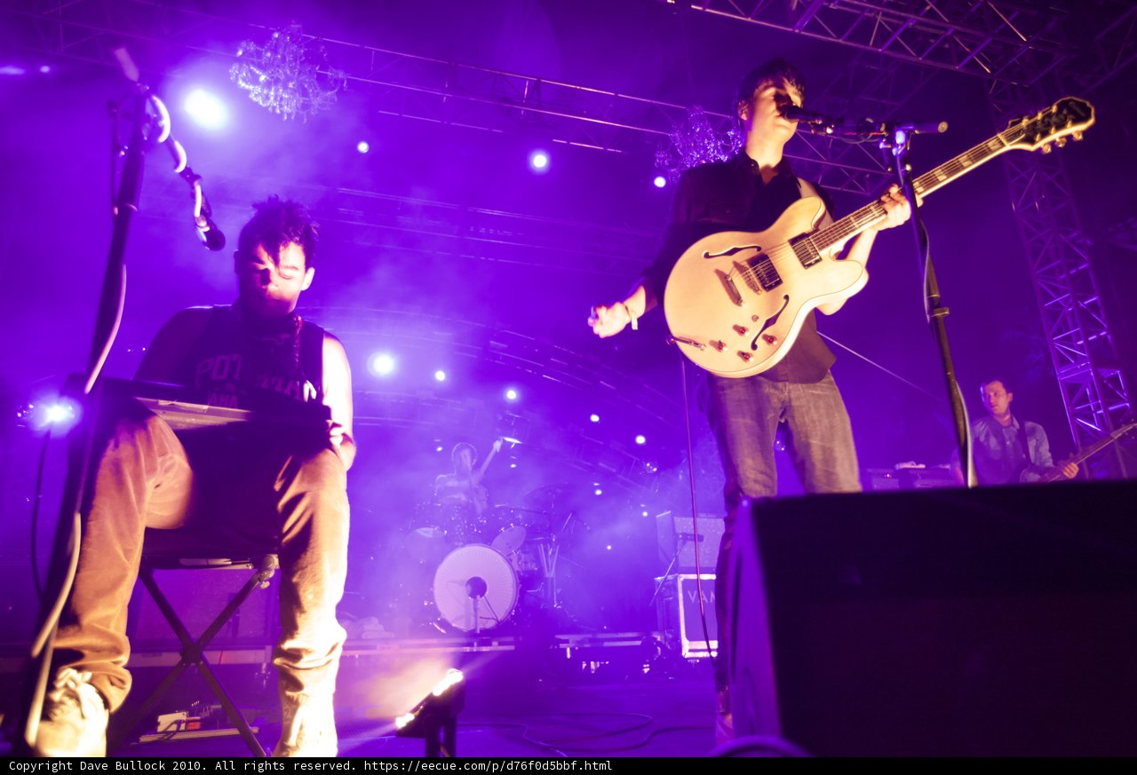 Two Guitarists Rocking the Stage