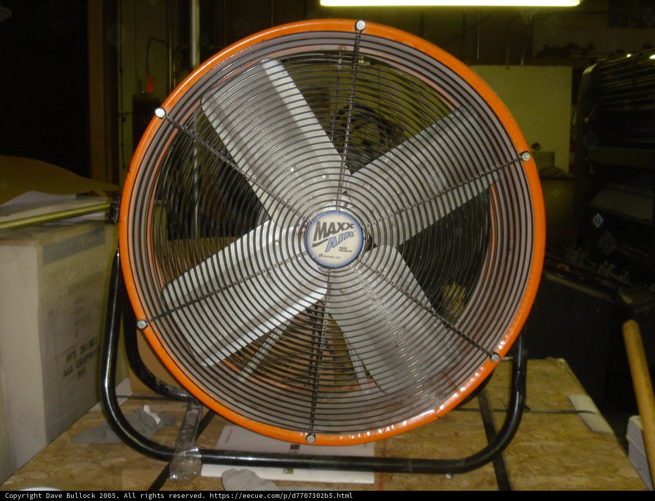 Vibrant Electric Fan