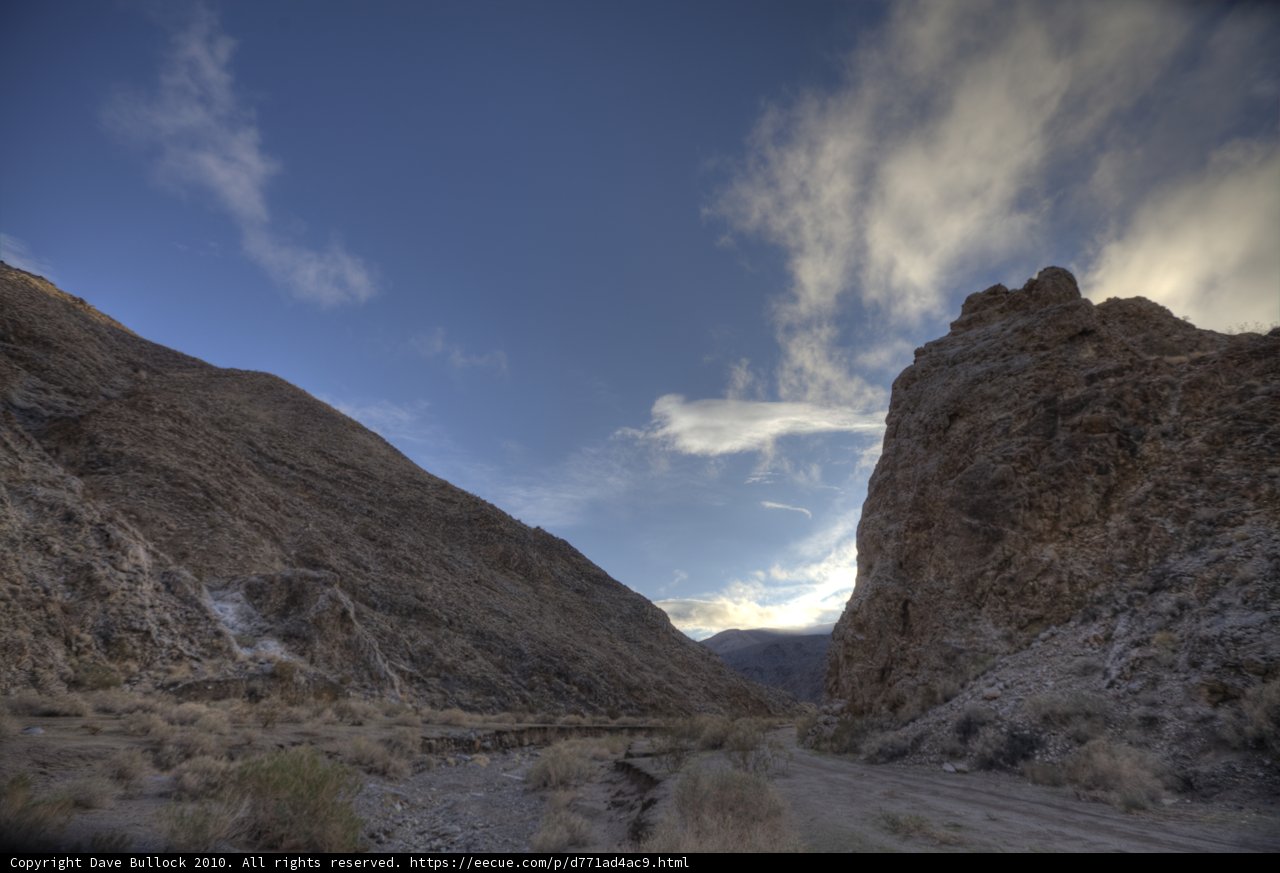 A Glimpse of the Canyon from the Mountain Top