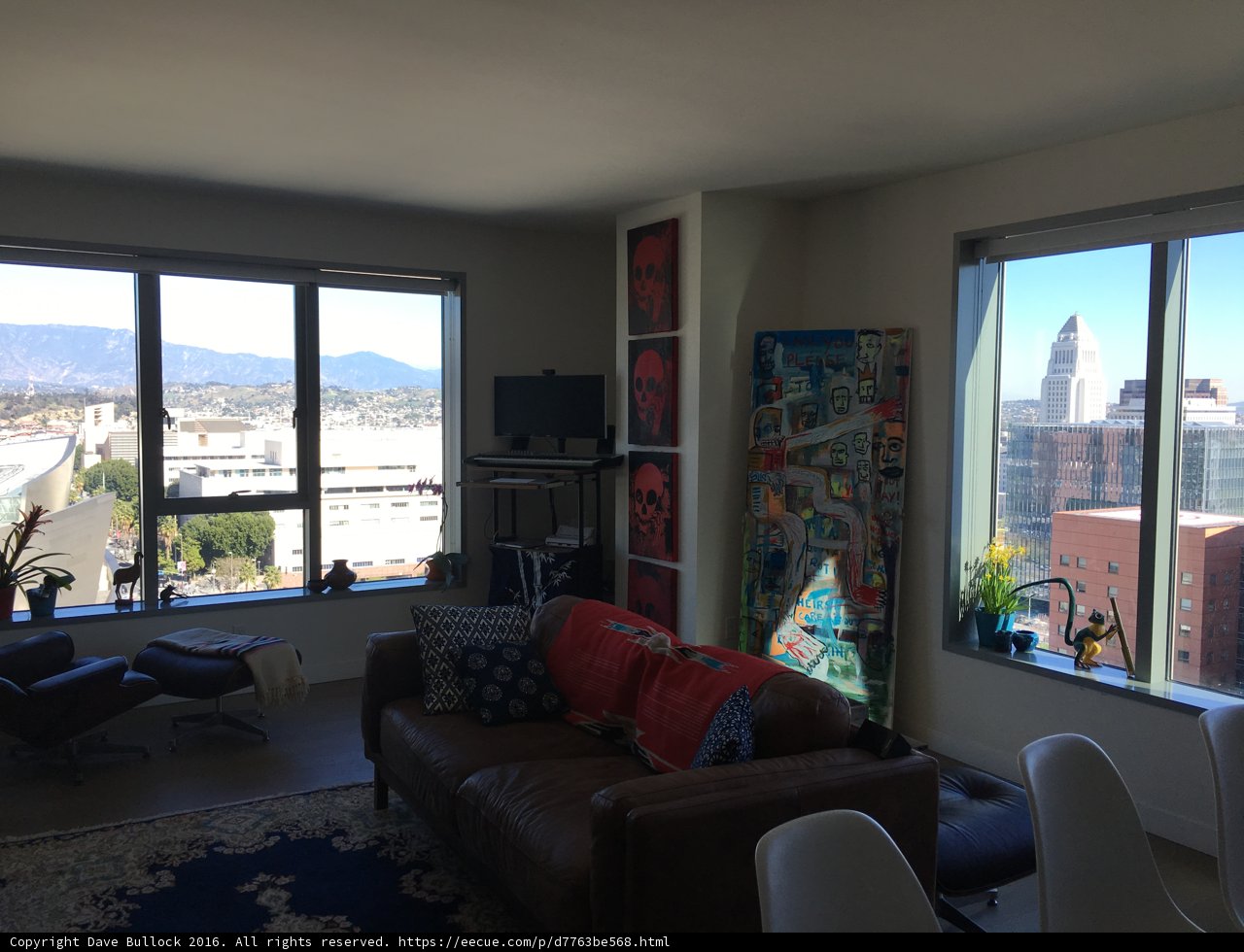 Cozy Living Room with a View