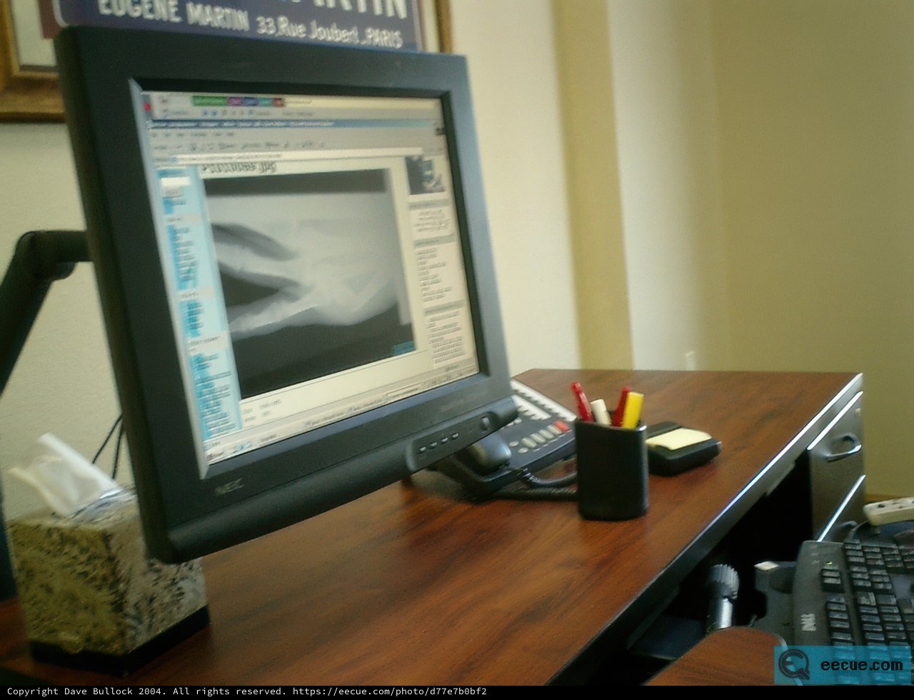 A Computer on the Desk