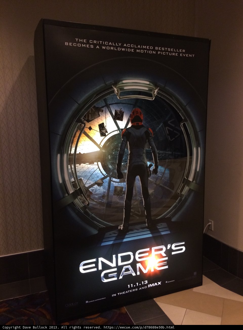 Enders Game Movie Poster Advertisement