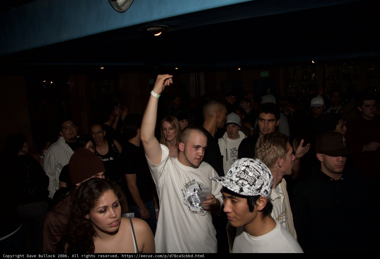 Night Club Fun with an Urban Crowd