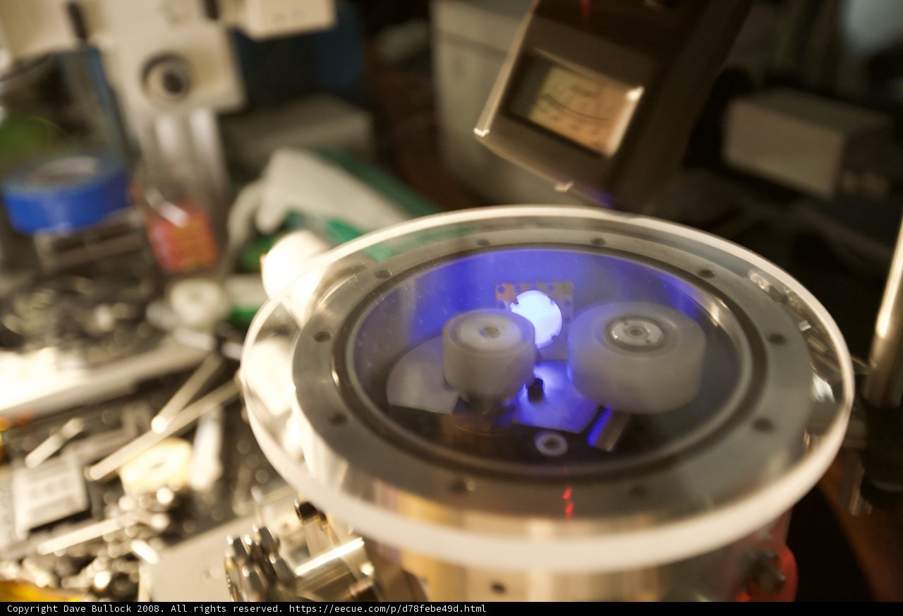 Blue-Lit Machine of the UCLA X-Ray Tape Era