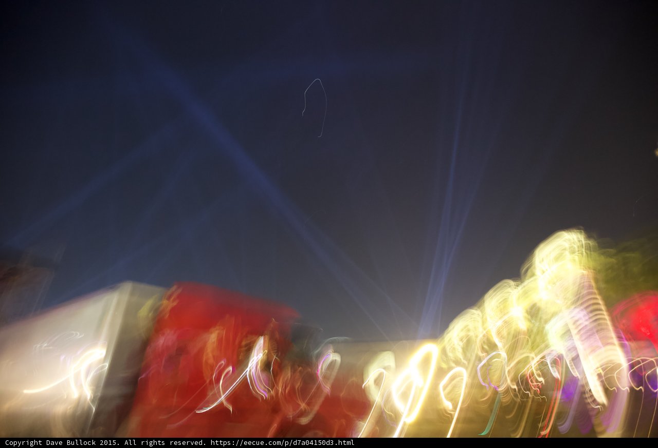 Night-time Festival Crowd in Motion