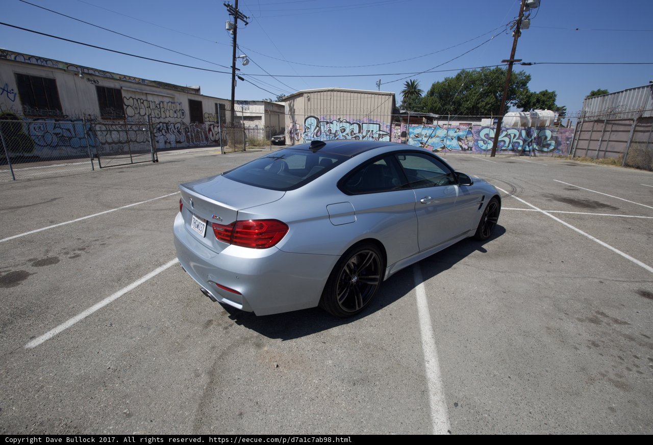 The BMW M4 in the City
