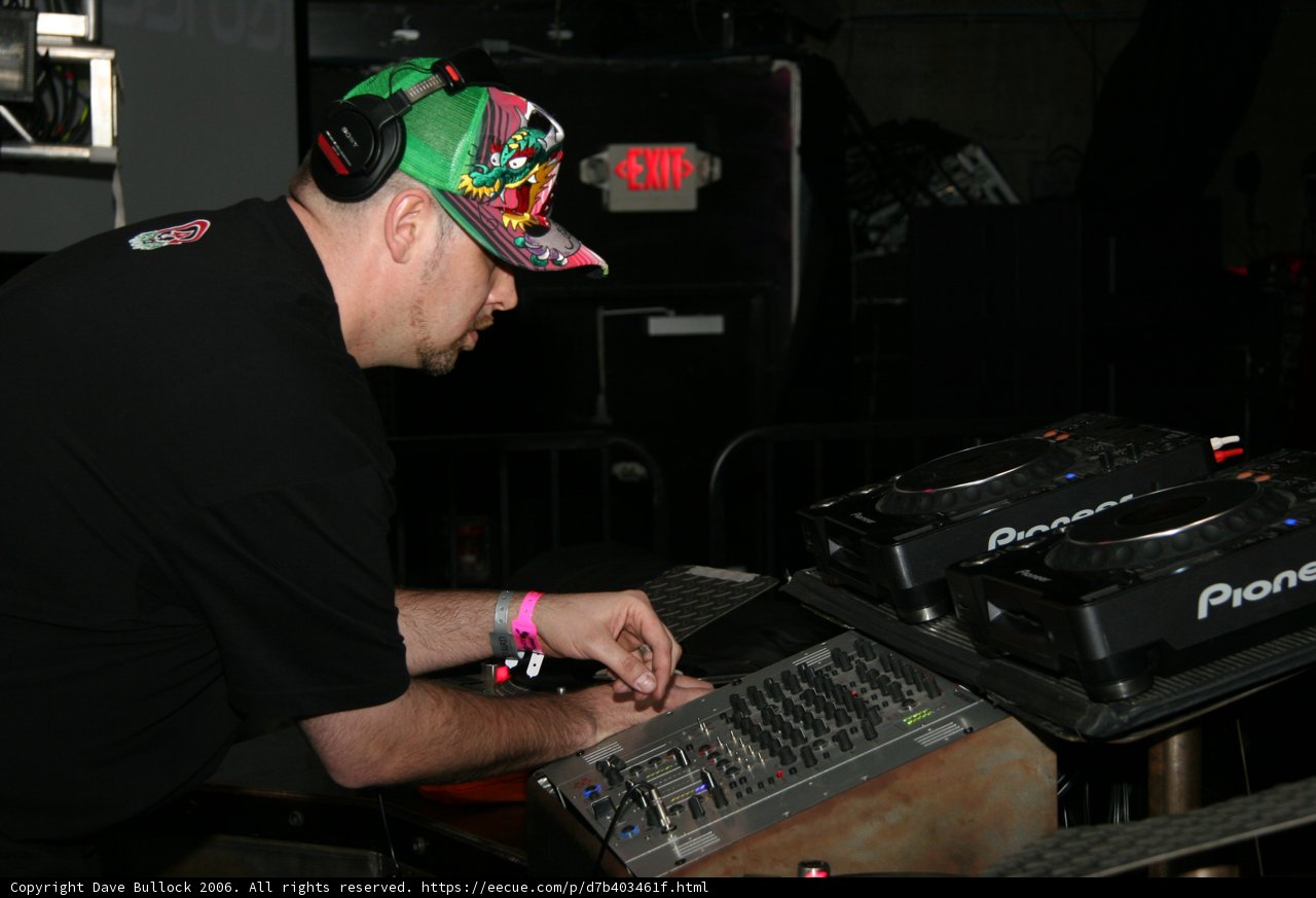 Stylish Deejay in Black Shirt