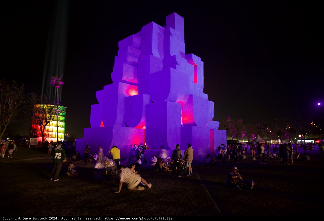Nighttime Vibrance at Coachella 2024