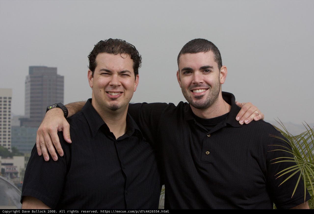 Two Men and a Sky Scraper