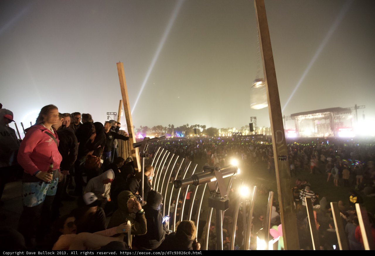 Night Sky Lights up Coachella Crowd