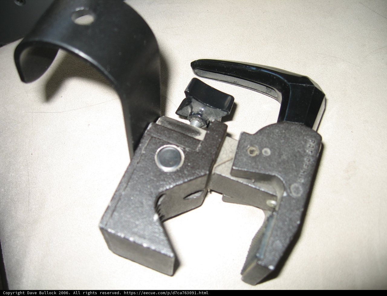 Metal Clamp in Close Up