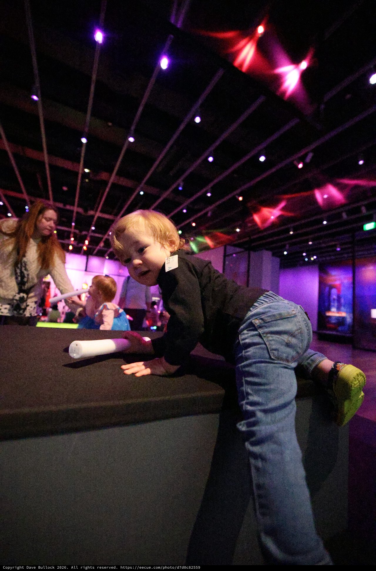 Toddler Having Fun at Baby Rave Event