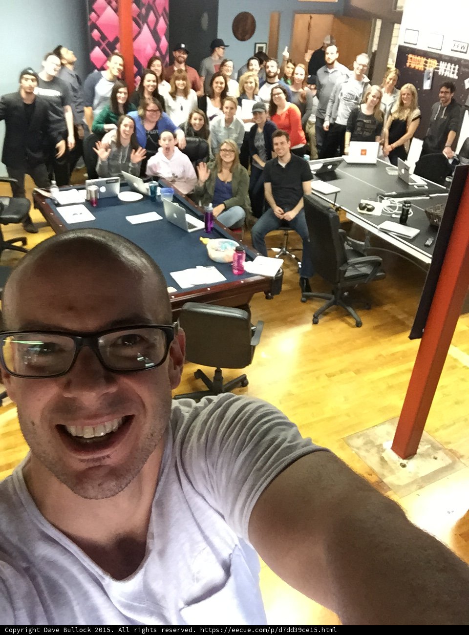Group Selfie in the Office