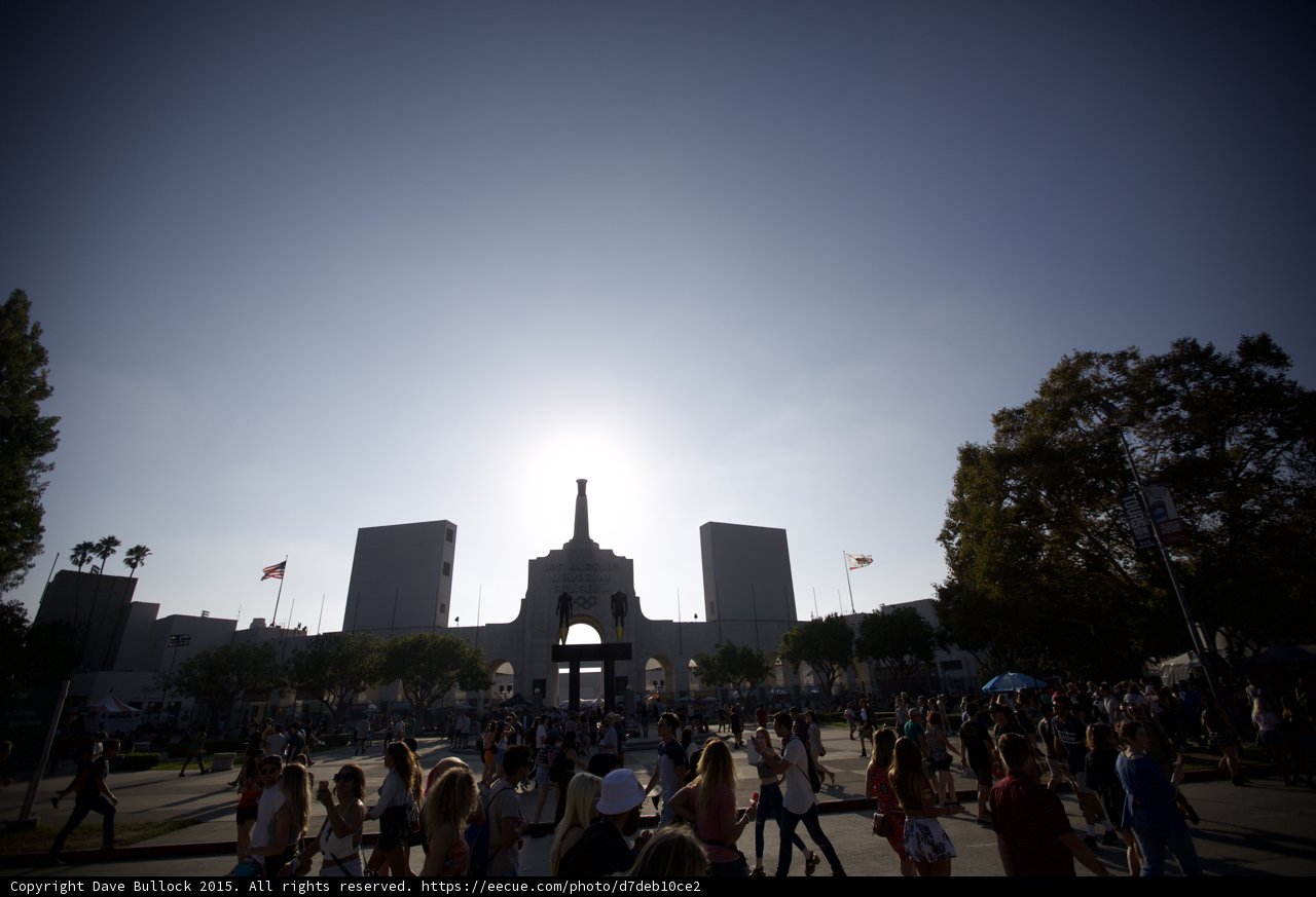 Coliseum Silhouette at FYF