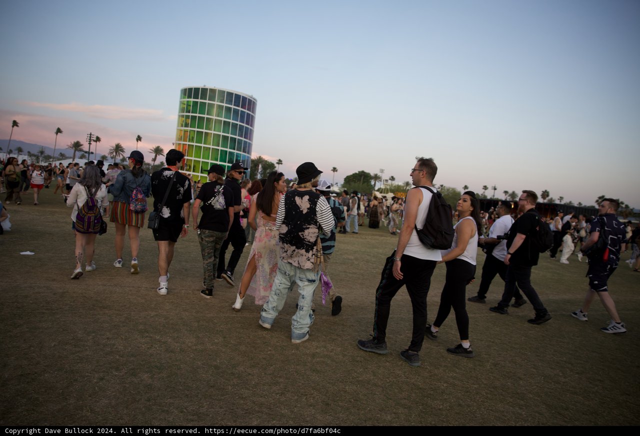 Eclectic Vibes: Sunset Strides at Coachella 2024