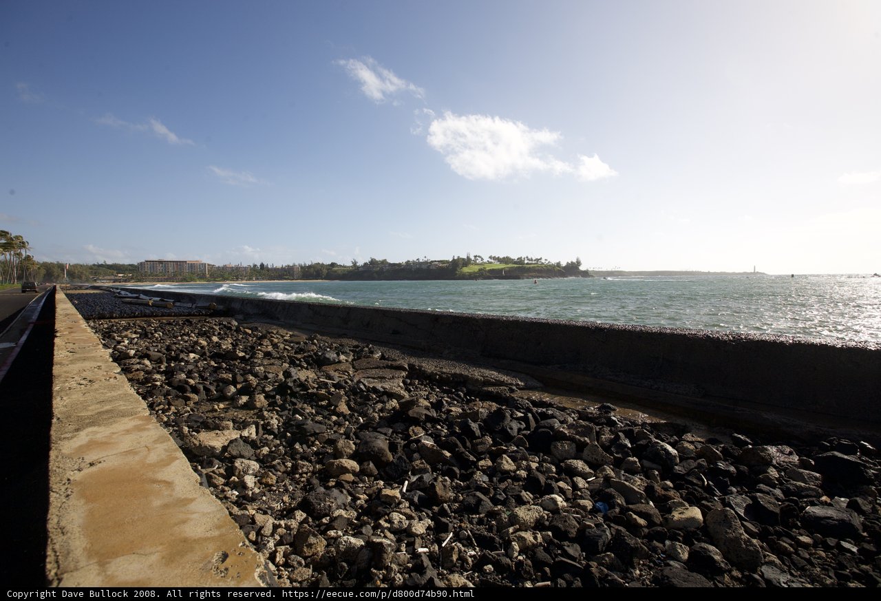 Ocean View from Concrete Wall