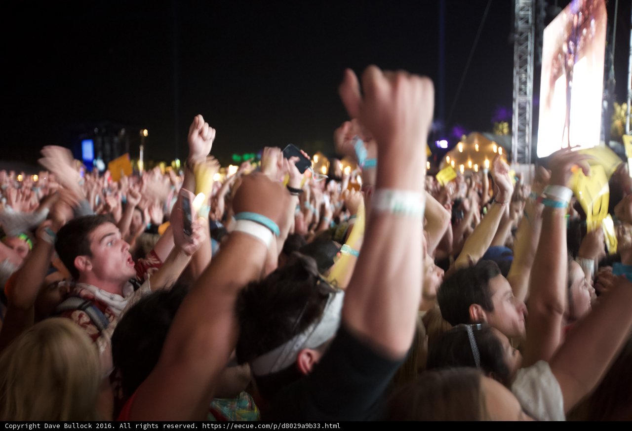 Urban Crowd at Coachella Music Festival