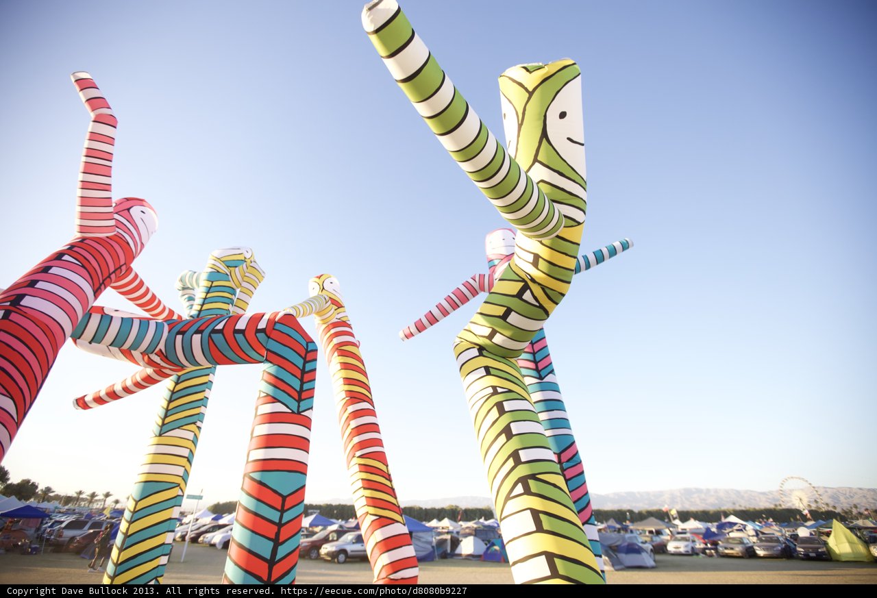 Colorful Sculptures in the Fields