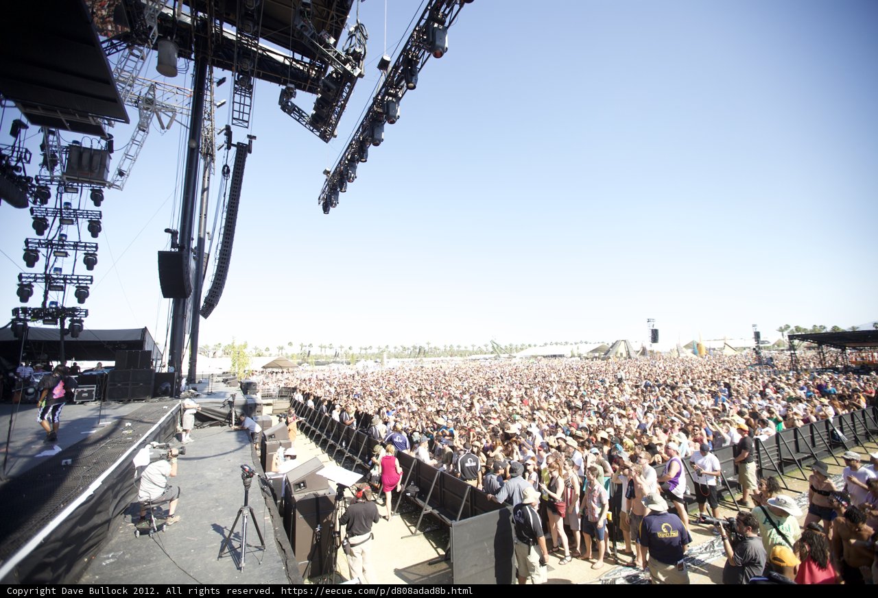 Coachella Music Festival Crowd