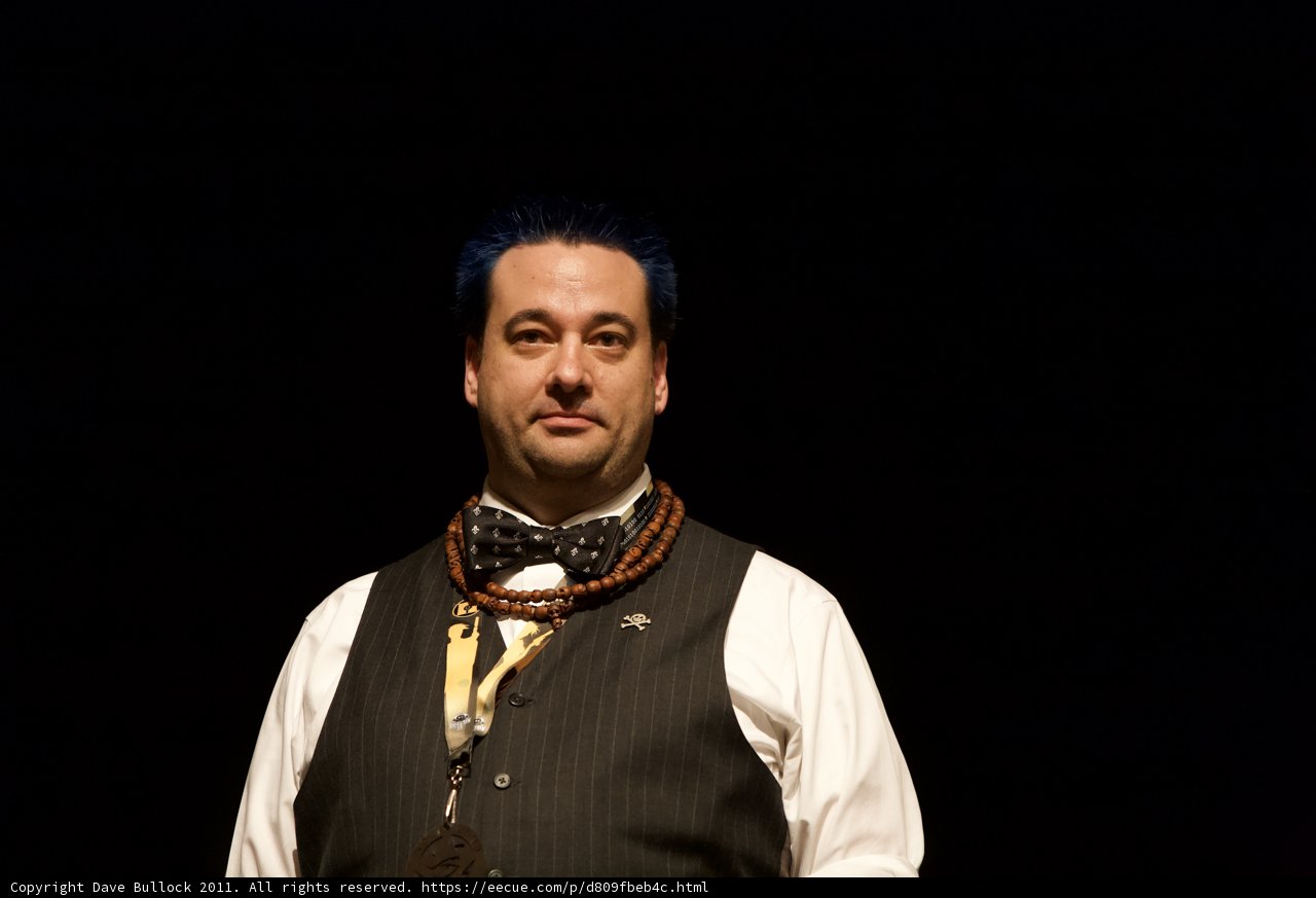 Blue Haired Bow Tie Man