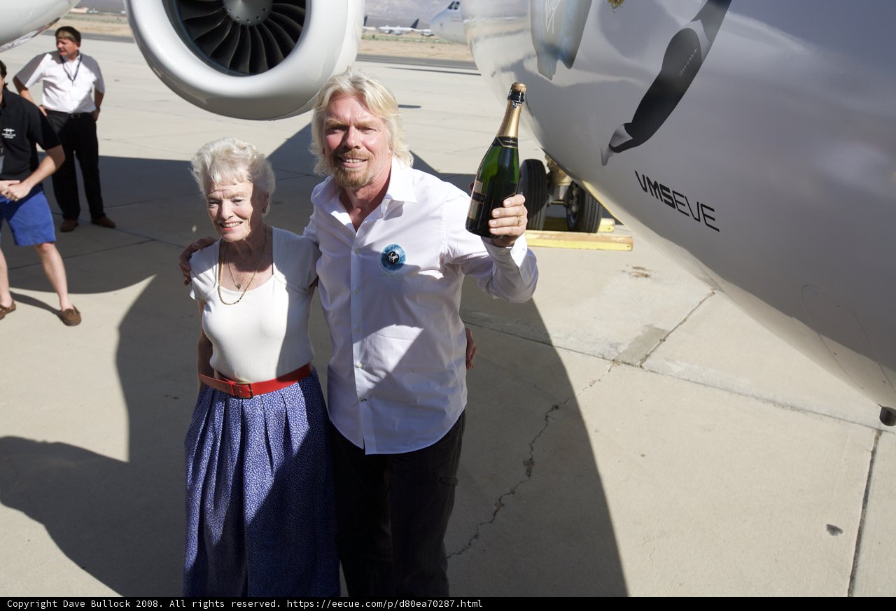 Flying with Richard Branson