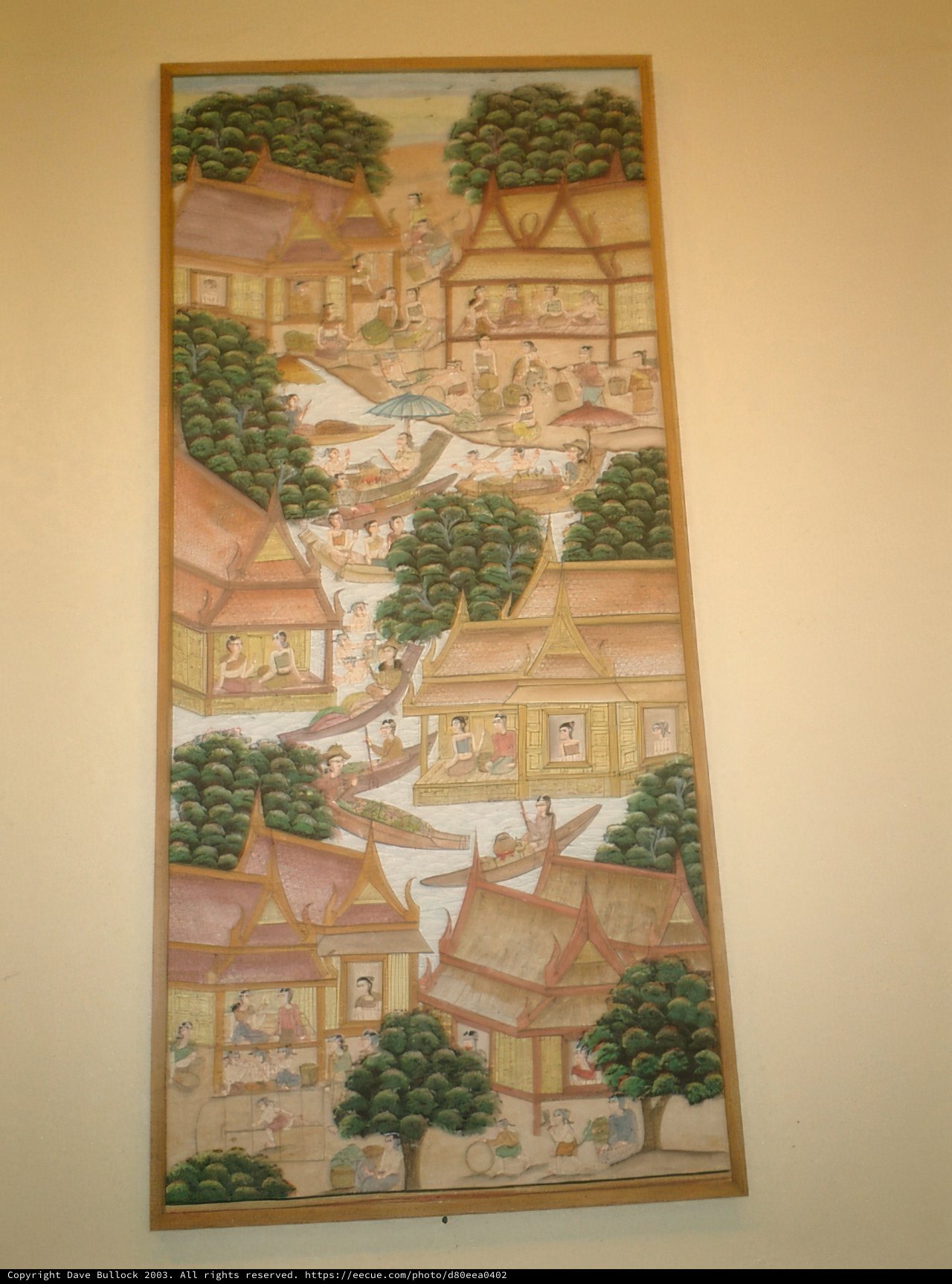 Village Mural on a Wall