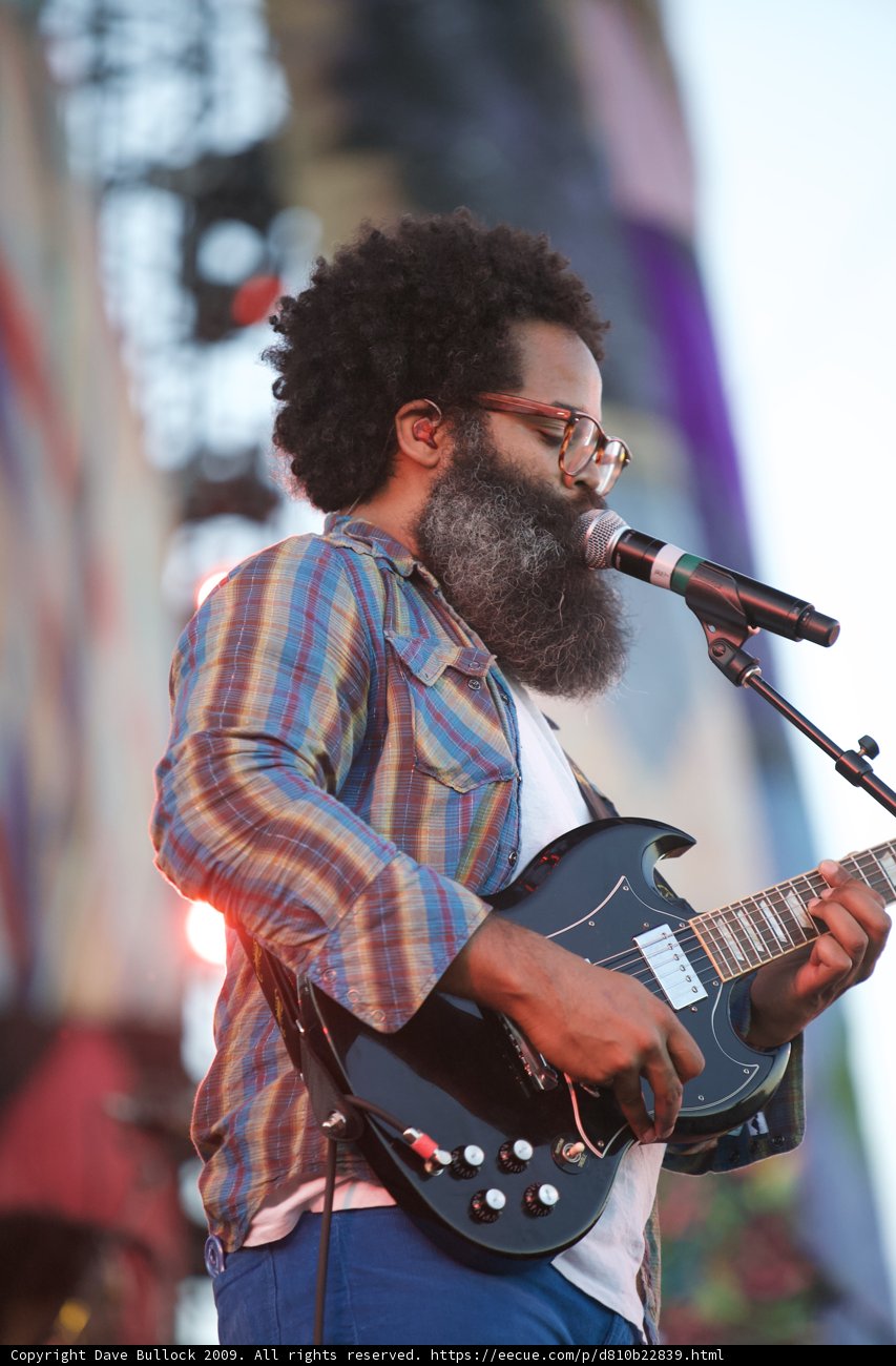 Guitarist Performs at Coachella