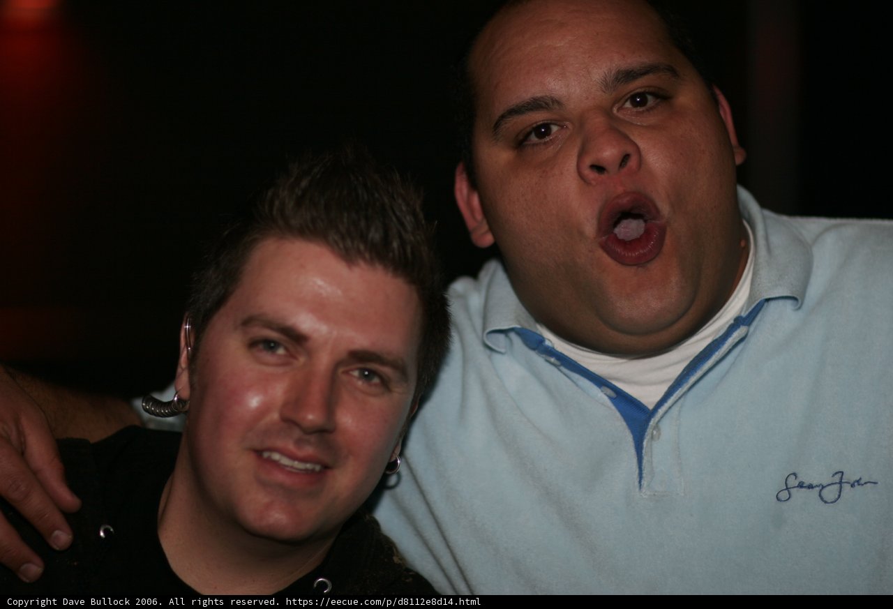 Two Men Posing for a Picture