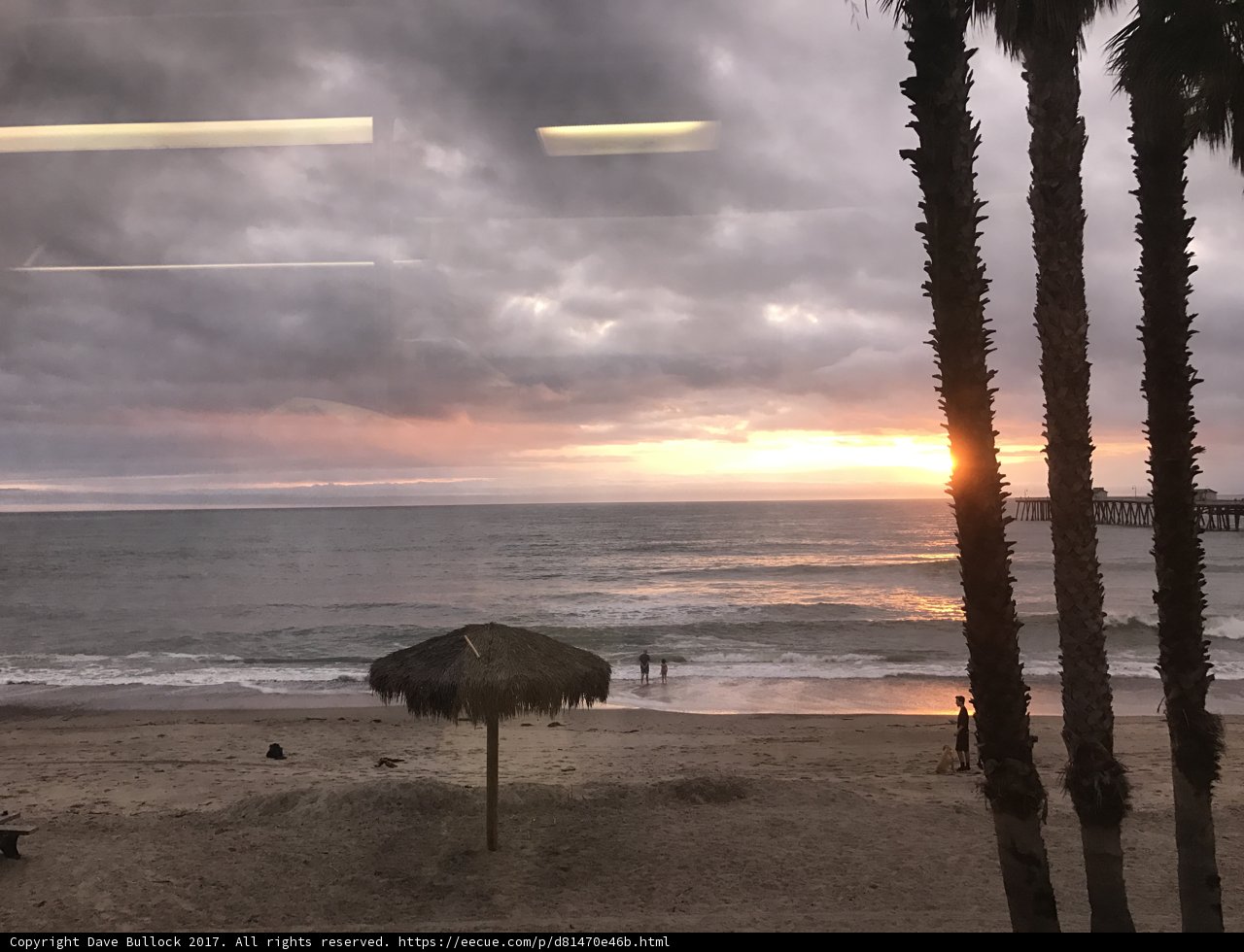 Tranquil Sunset at T-Street Beach