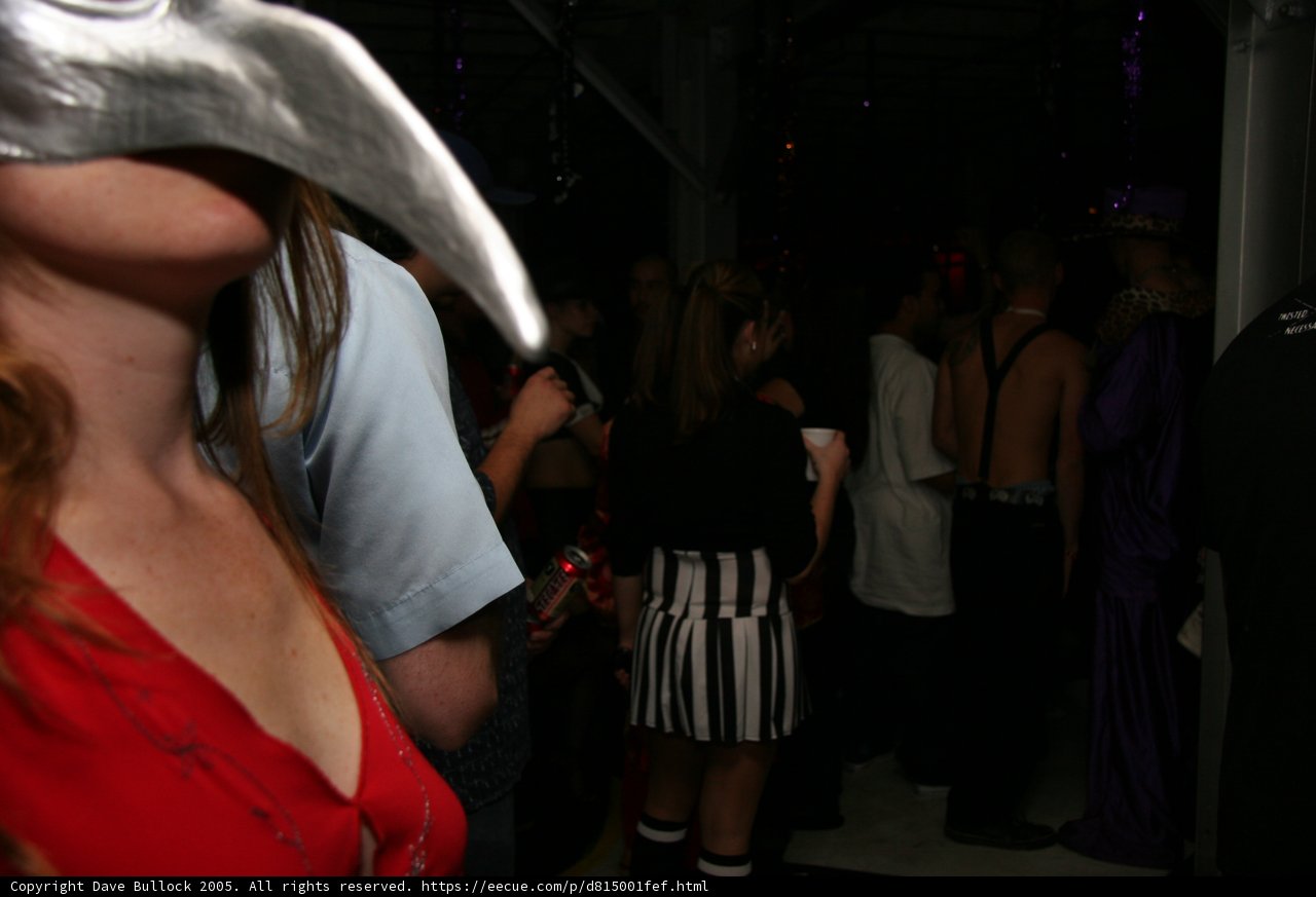 Mysterious Figure in Plague Mask Captivates Nightclub