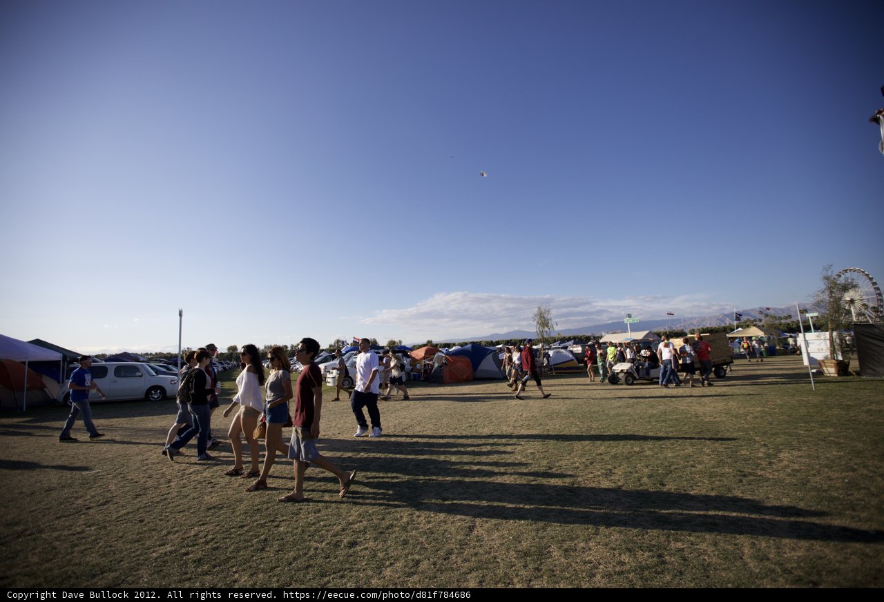 Camping and Kites at Coachella