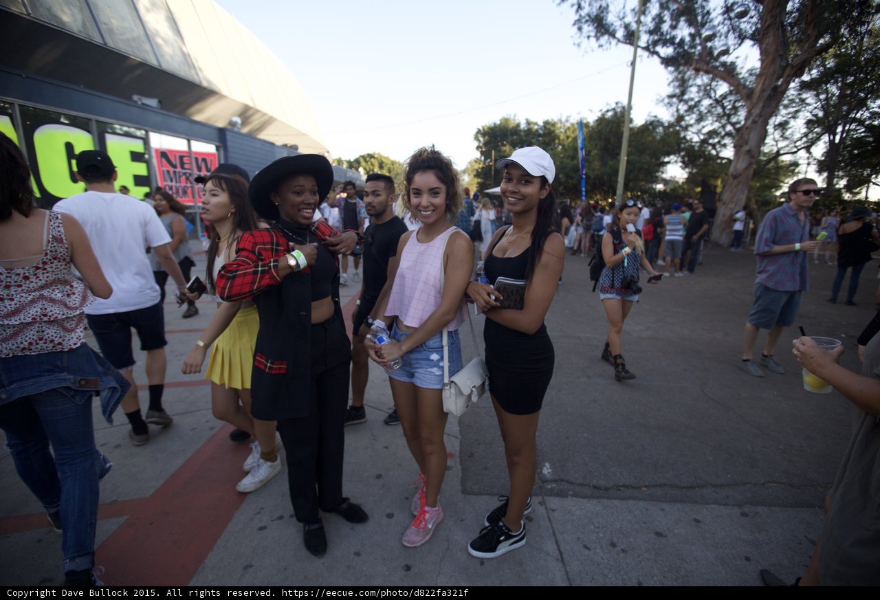 Festival Friends Smiling