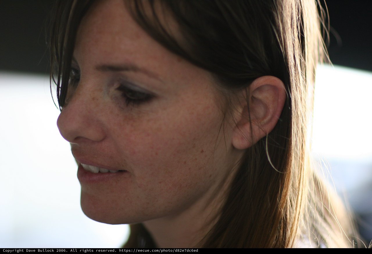 Pensive Profile: Woman Lost in Thought