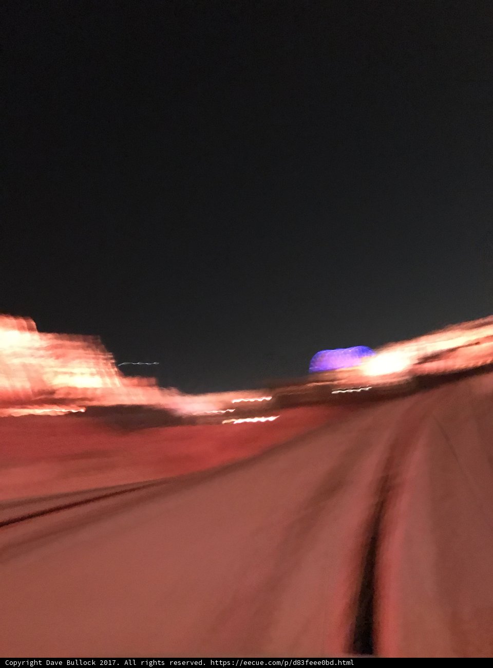 Nighttime Train Ride