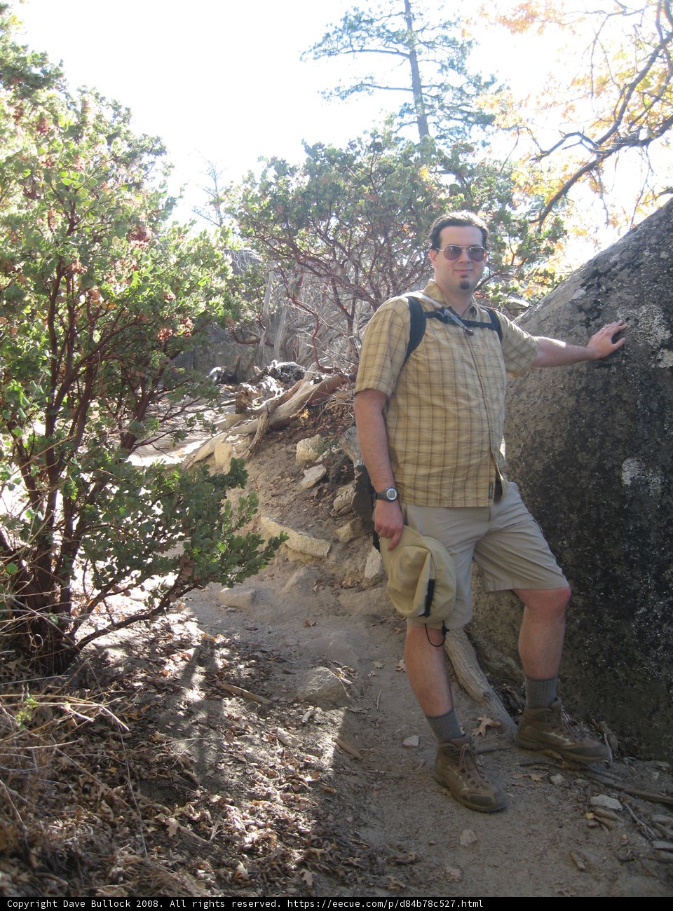 The Hiker and the Majestic Rock