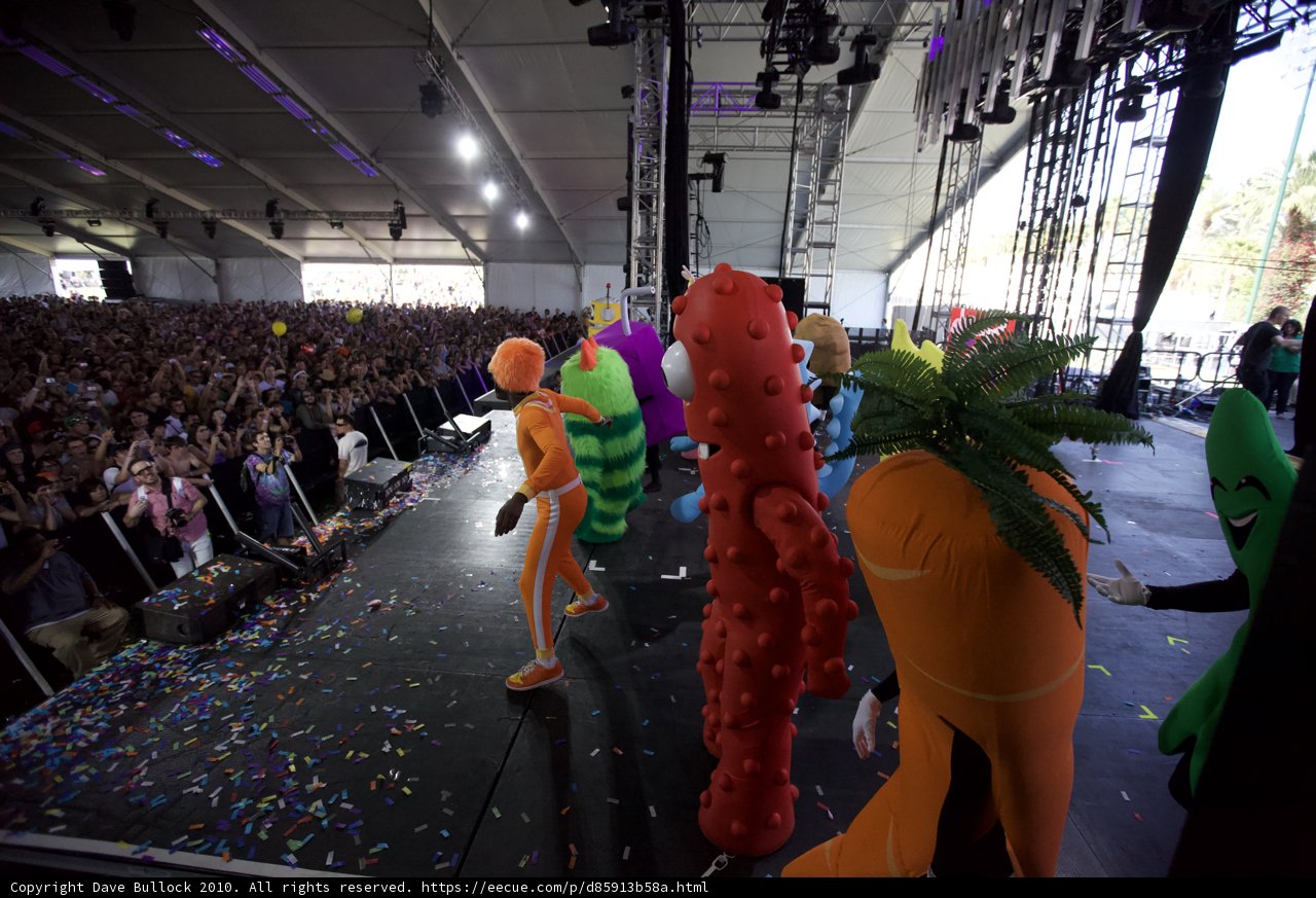 Vegetable Parade on Stage