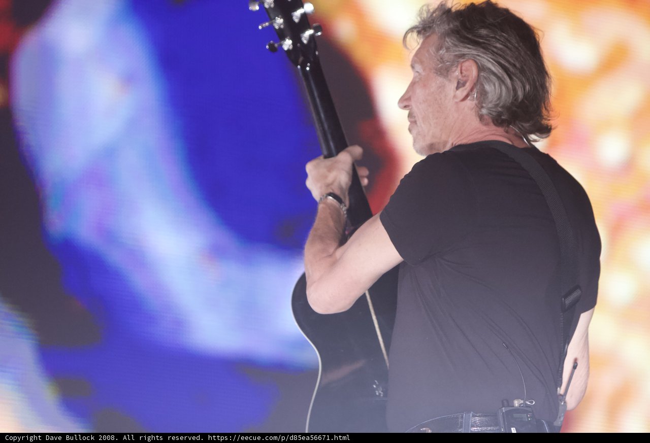 Roger Waters performing "The Wall" in London