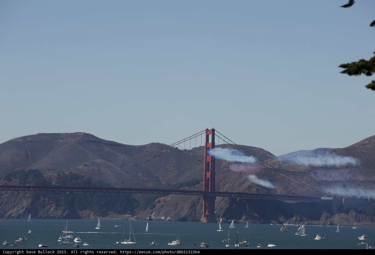 Skyward Bound over Cityscape - Fleet Week Air Show 2023