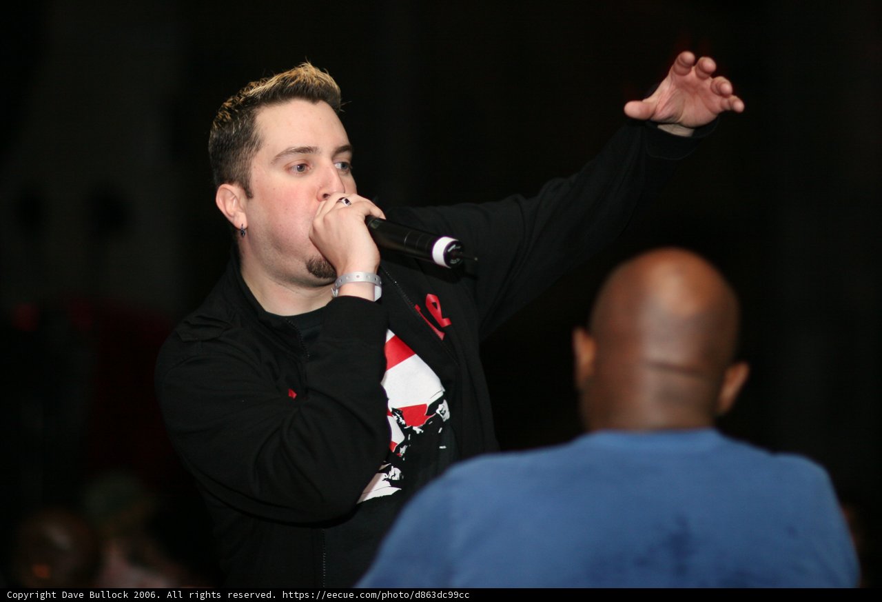 The Mic in his Hand
