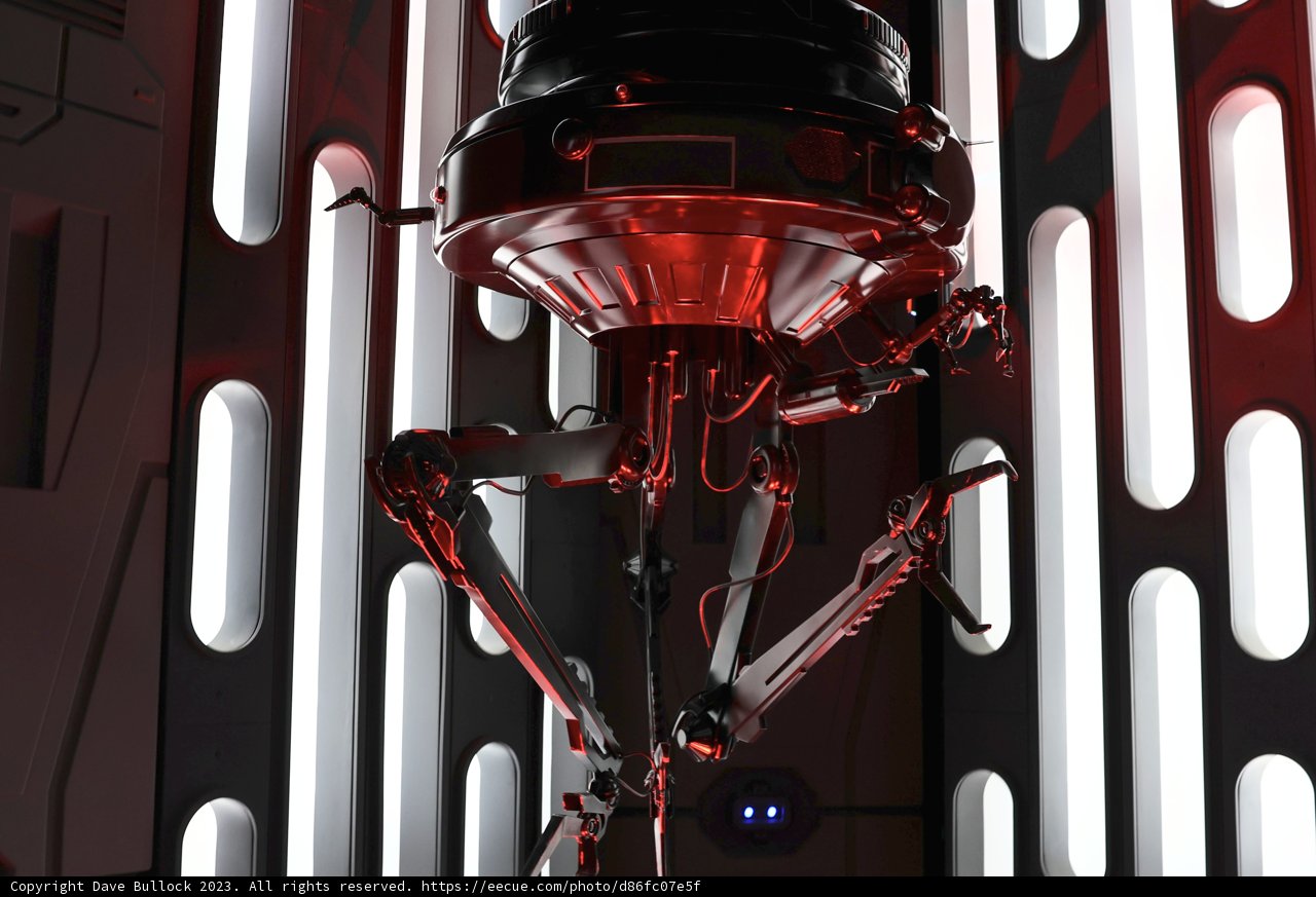 Robot Chandelier