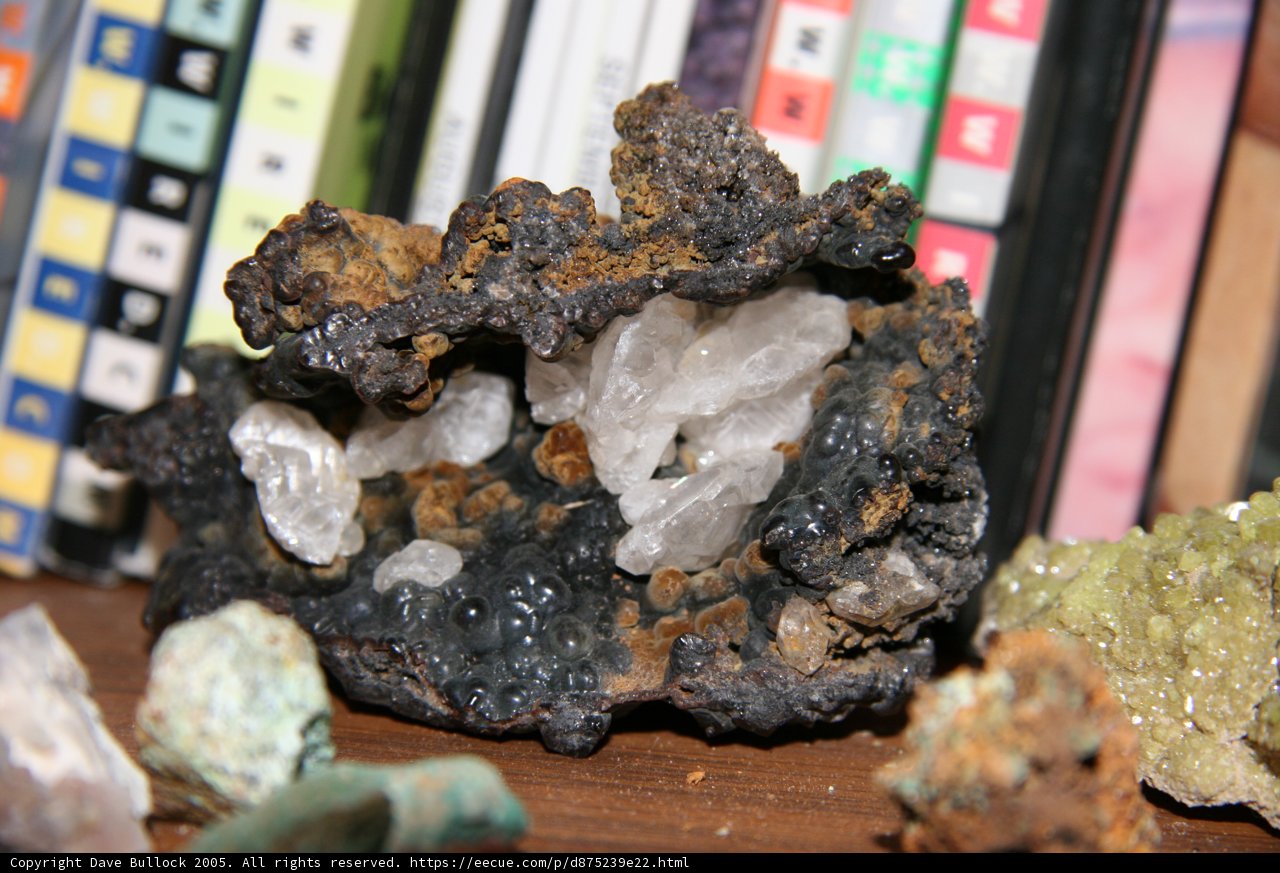 Sparkling Crystals on a Rock