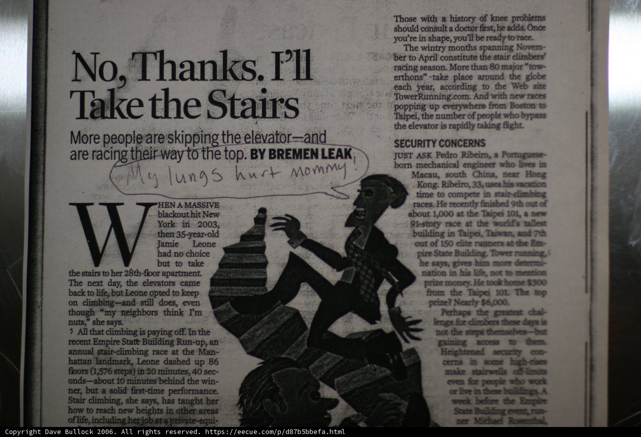 Man Reading the Daily News