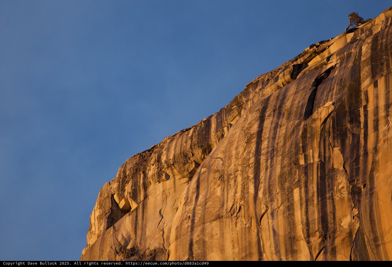 Golden Hour on El Capitan's Vertical Face