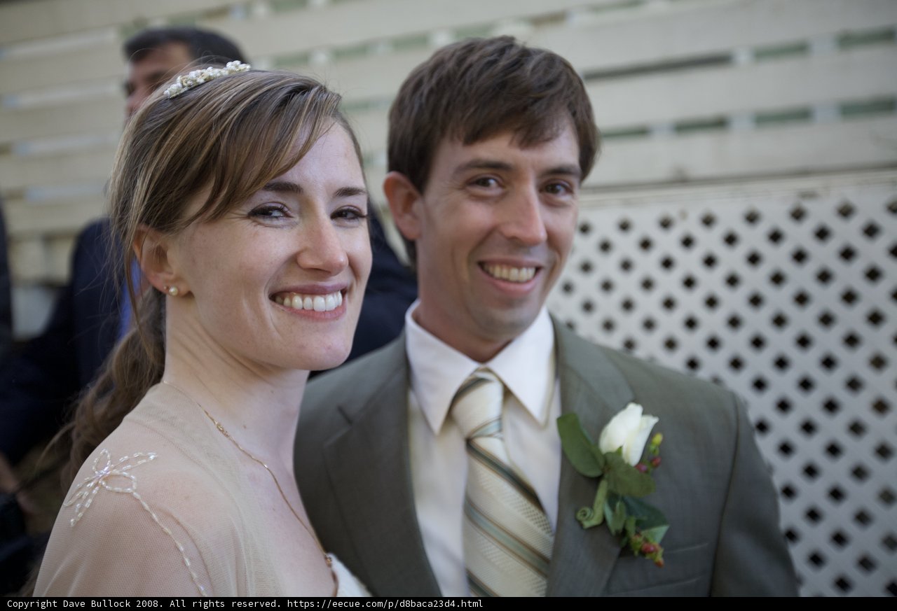 Happy Couple at Truitt Wedding