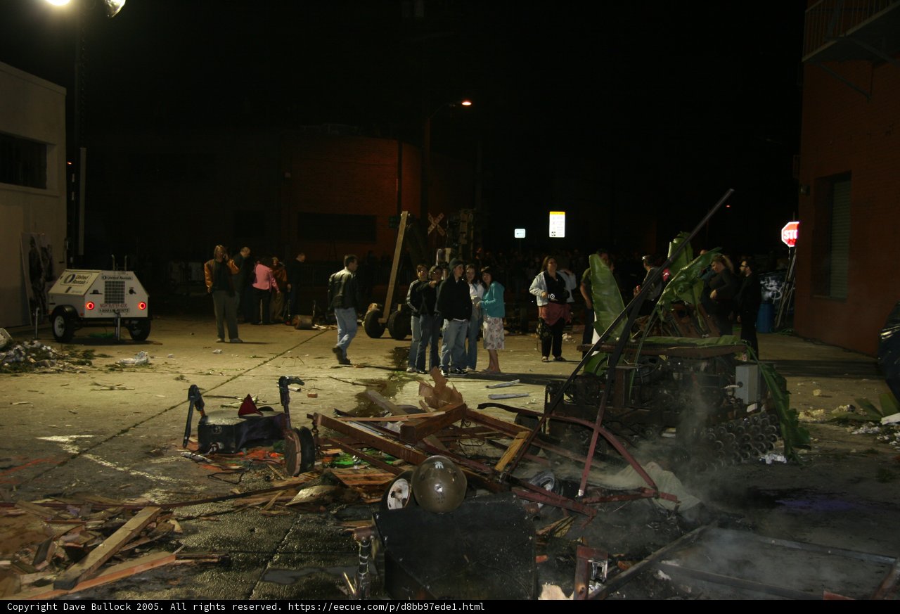 Debris at Night