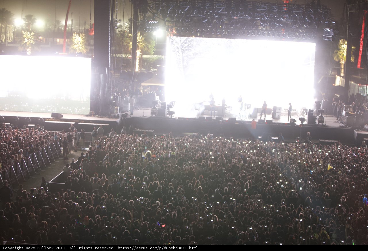 Rocking out at Coachella