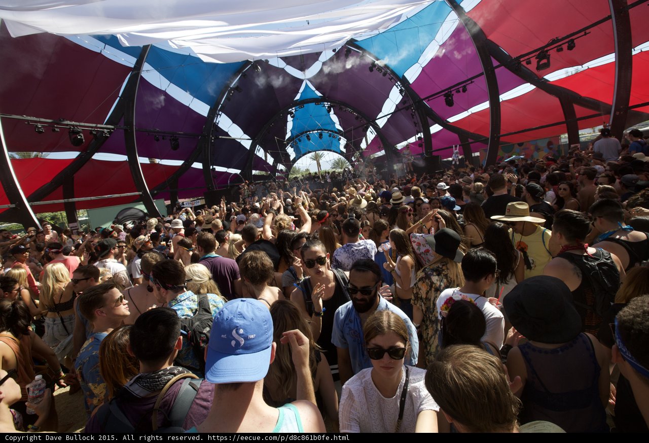 Sunglasses and Hats Aplenty: A Festive Crowd